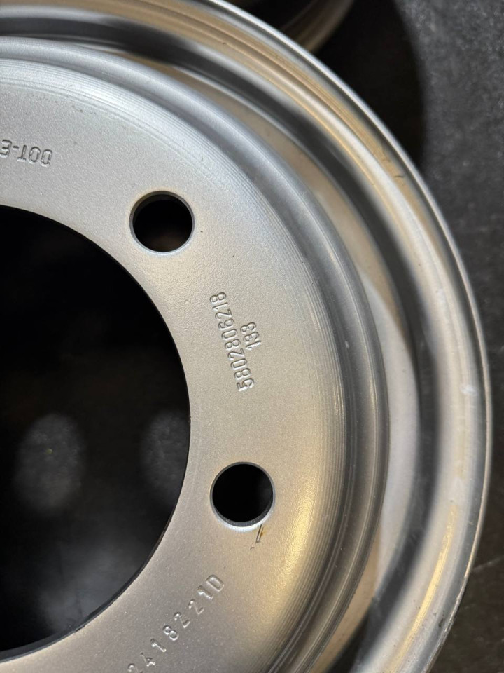 Диск сталевий колісний диск 16" IVECO TWIN ET6J