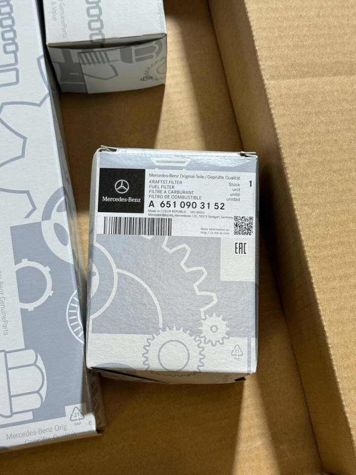 Комплект фільтрів масляний,паливний,повітряний Sprinter W906-907 OM651