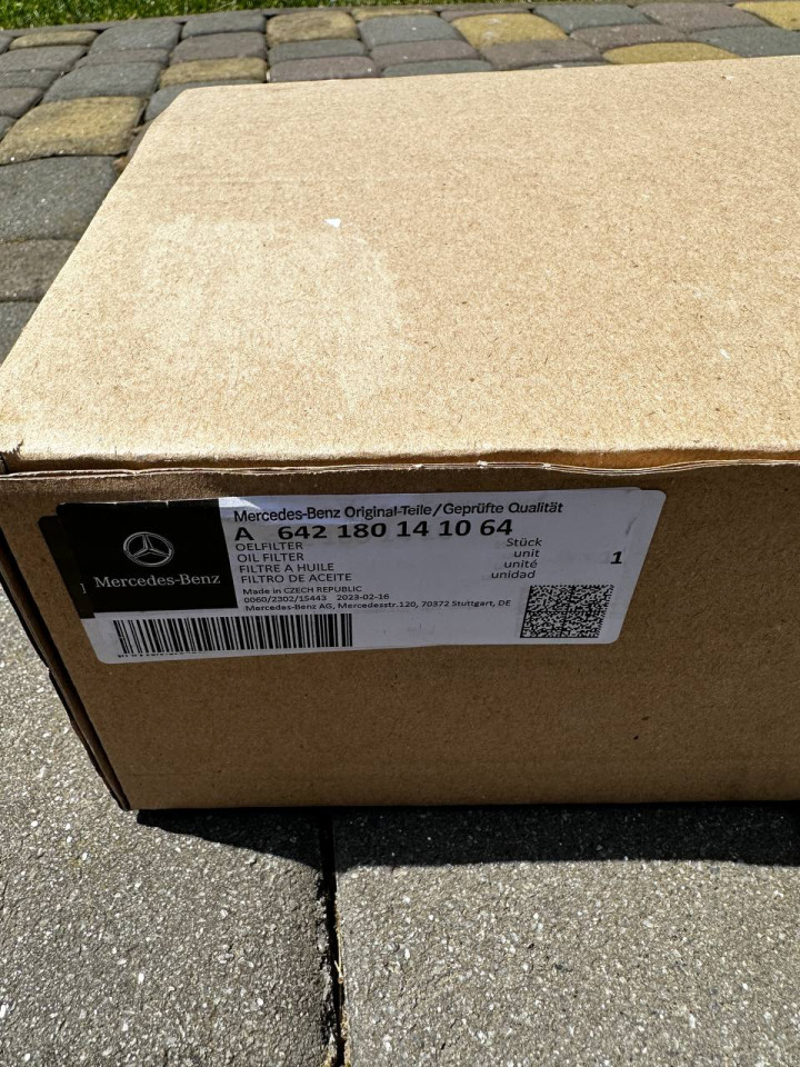 Корпус масляного фільтра ОМ642  Sprinter W906-907/Vito W639