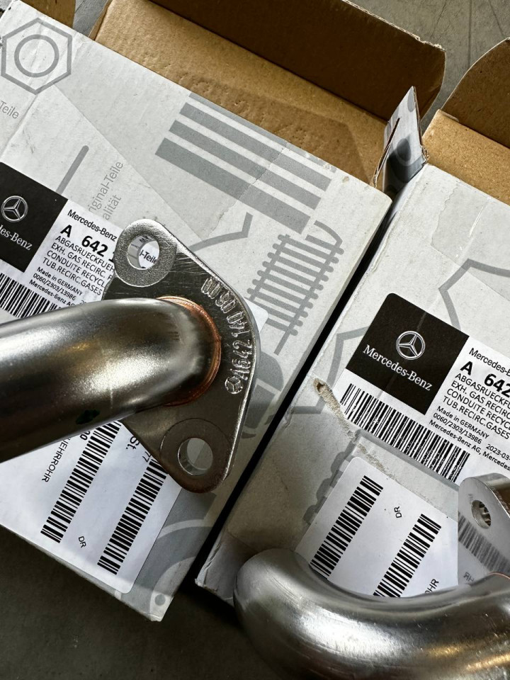 Трубка рециркуляційних газів (EGR) OM642 Sprinter W906-907