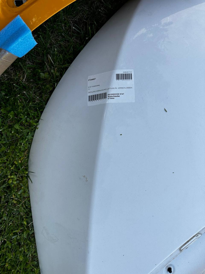 Капот (кришка капота) Mercedes Sprinter W907–W910 A9108802200 A9078806000
