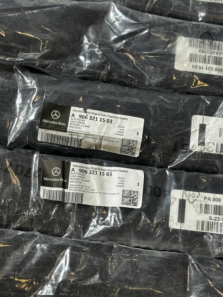 Ресора передня Sprinter W906-910 /VW Crafter 3.5T (h=158mm/толщ.29mm)  A9063211503