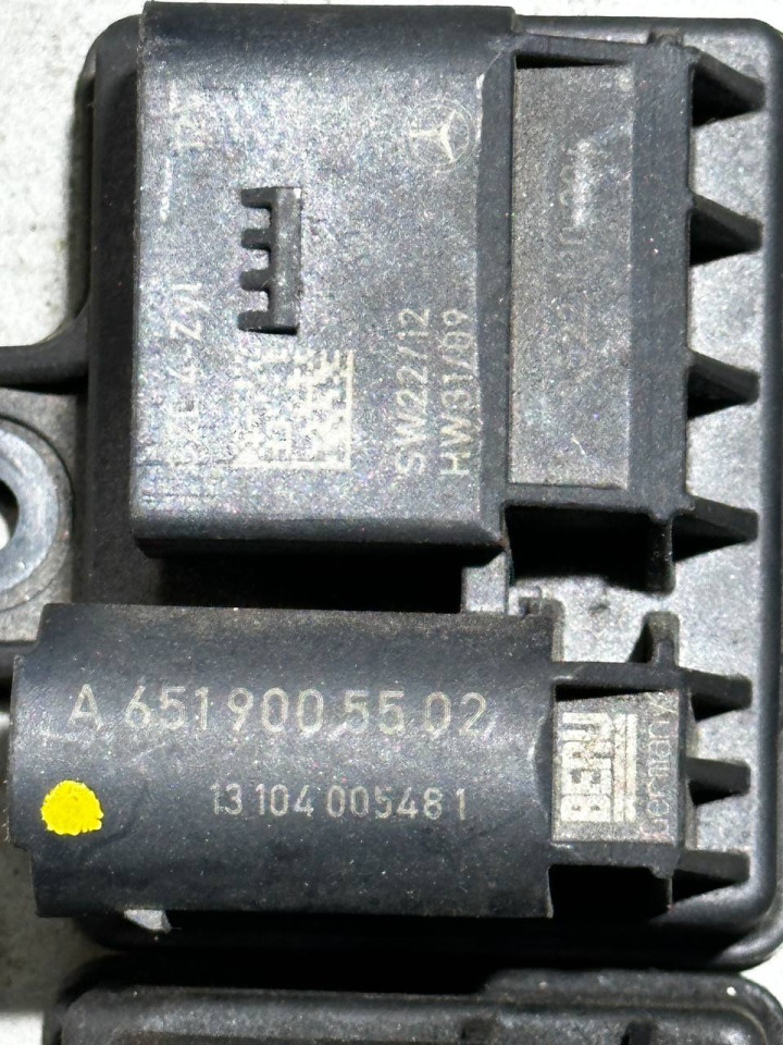 Реле свічок накалу OM651 Sprinter W906-W907,Vito W639, E-Class, S-Class  A6519005502