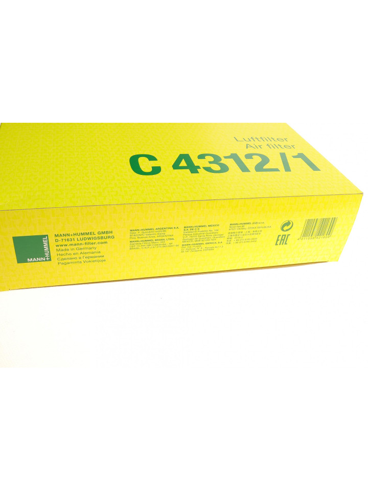 Фільтр повітряний OM646/OM651/OM642 Sprinter W906-907 /VW Crafter 2.0TDI/2.5TDI 06- 