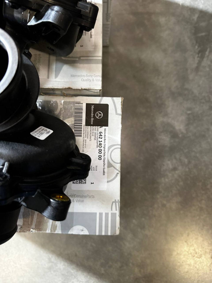 Глушник турбінних газів, резонатор турбіни OM642 Sprinter W906-W907/Vito (W639) 