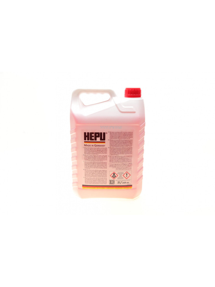 P999-G12-005 HEPU Антифриз (червоний) G12 (5л) (концентрат)